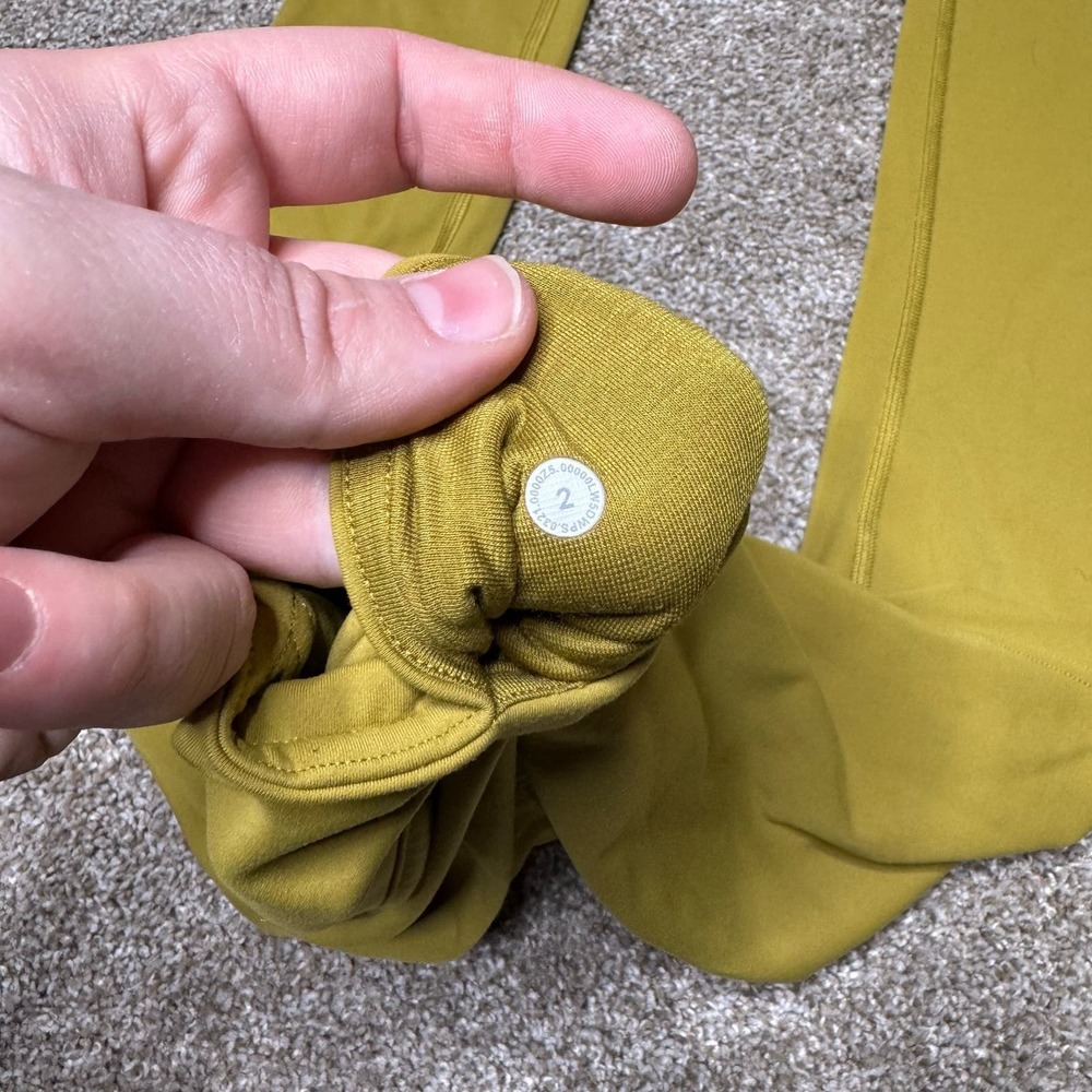 Lululemon Instill High-Rise Tight 25" Auric Gold Size 2 - Picture 4 of 4